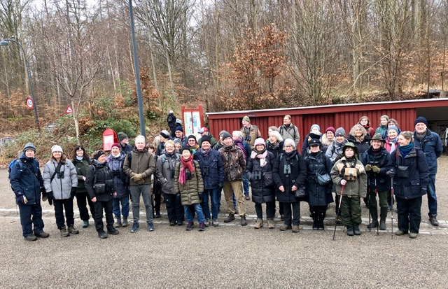 Deltagerene på turen til Mølleåen, Rådvad og Jægersborg Dyrehave.